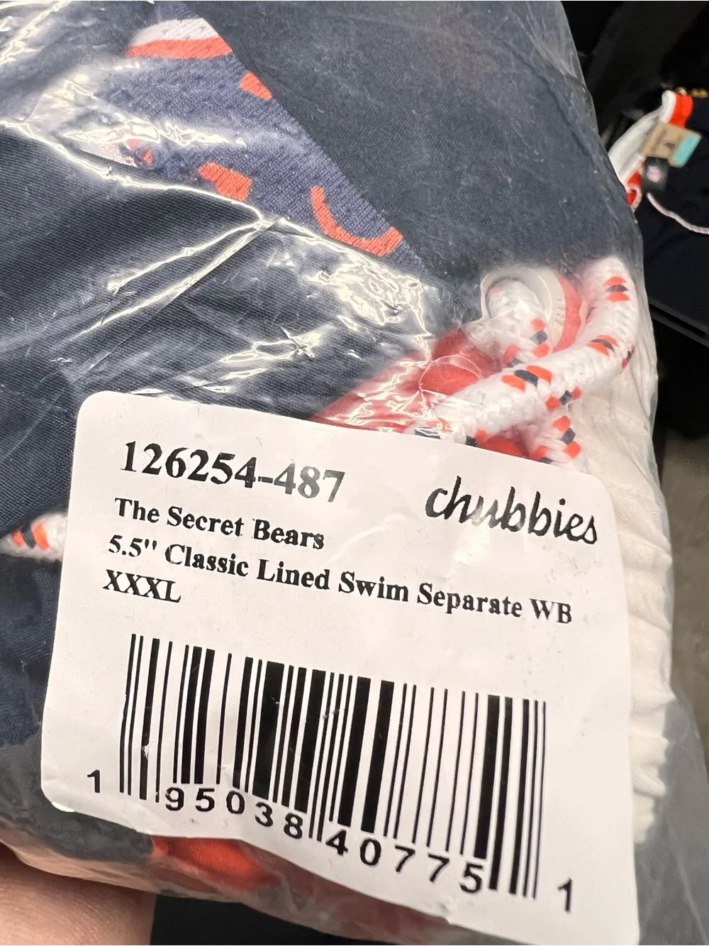 New chubbies Chicago‎ Bears 5.5” Classic Lined Swim Trunks Shorts